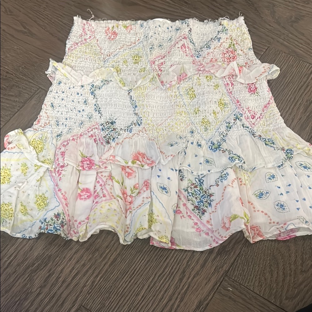 Floral Patchwork Skirt